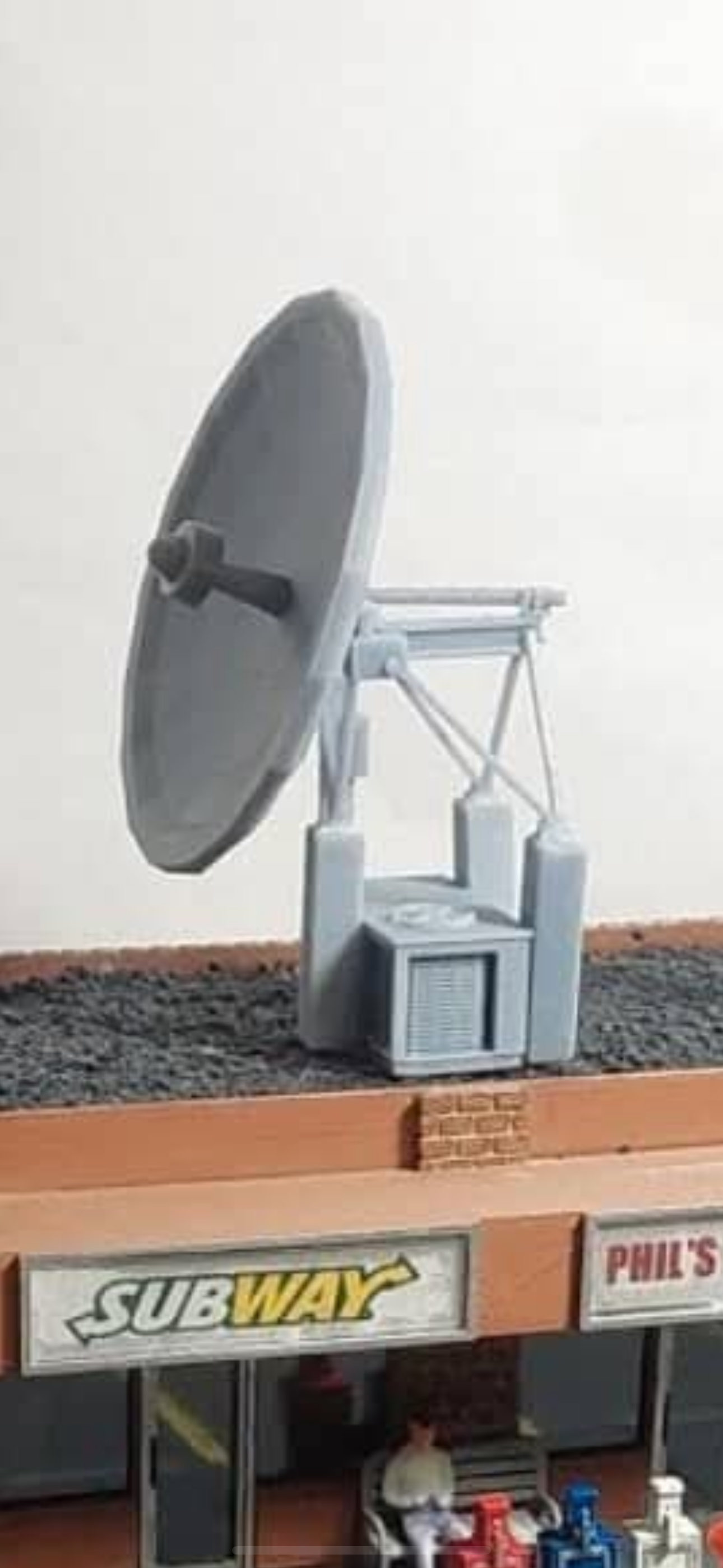 Large TV Satellite Dish