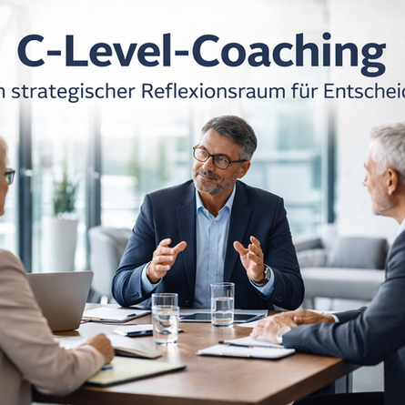 C-Level-Coaching: Ein strategischer Reflexionsraum für Entscheider