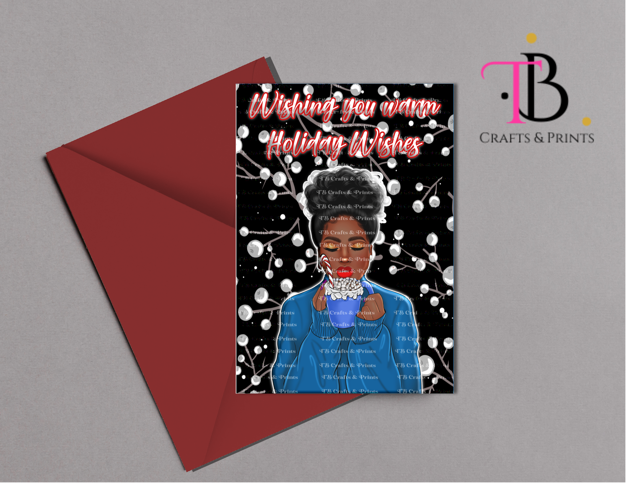 Wishing you warm Holiday Wishes Greeting Card