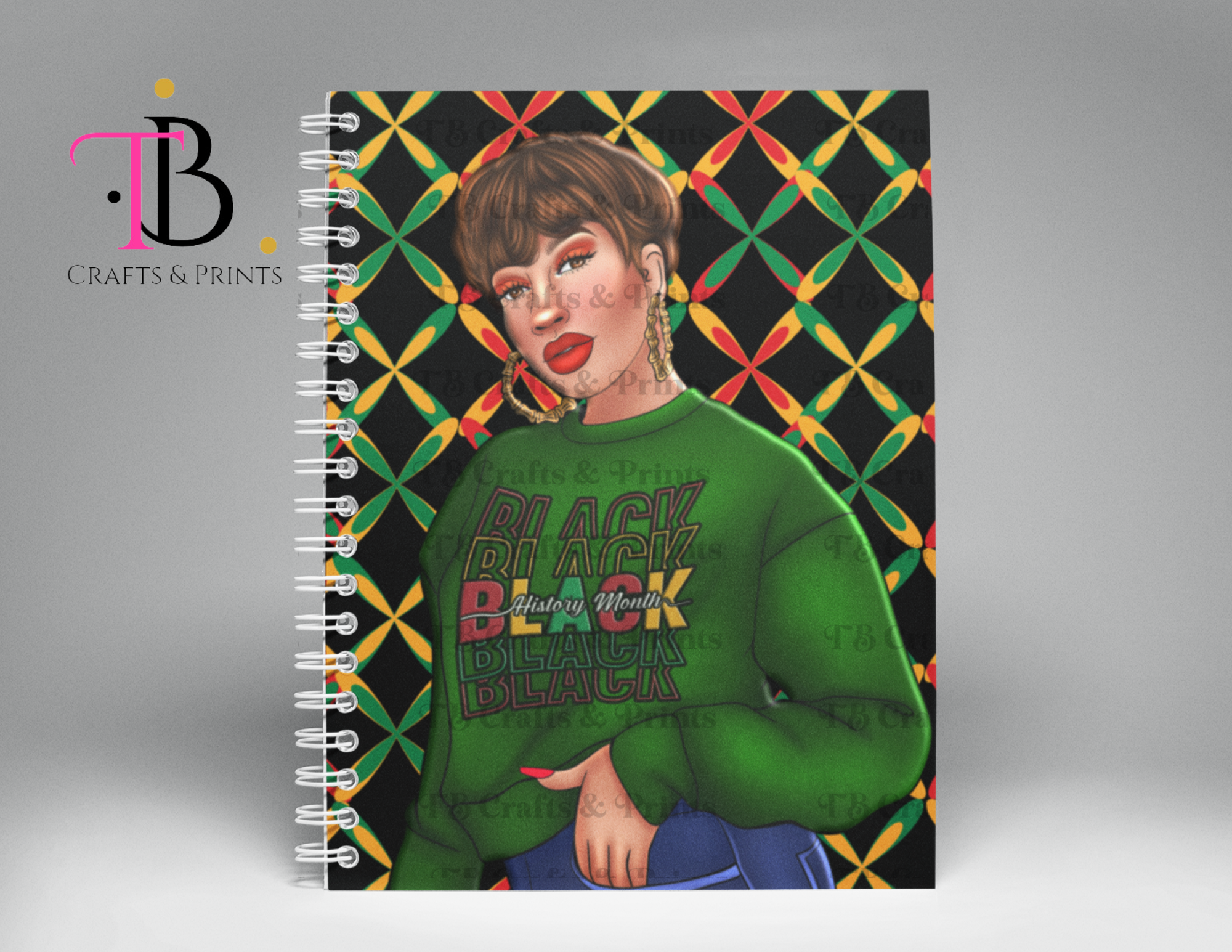 6x9 "Black History" Hardcover Journal