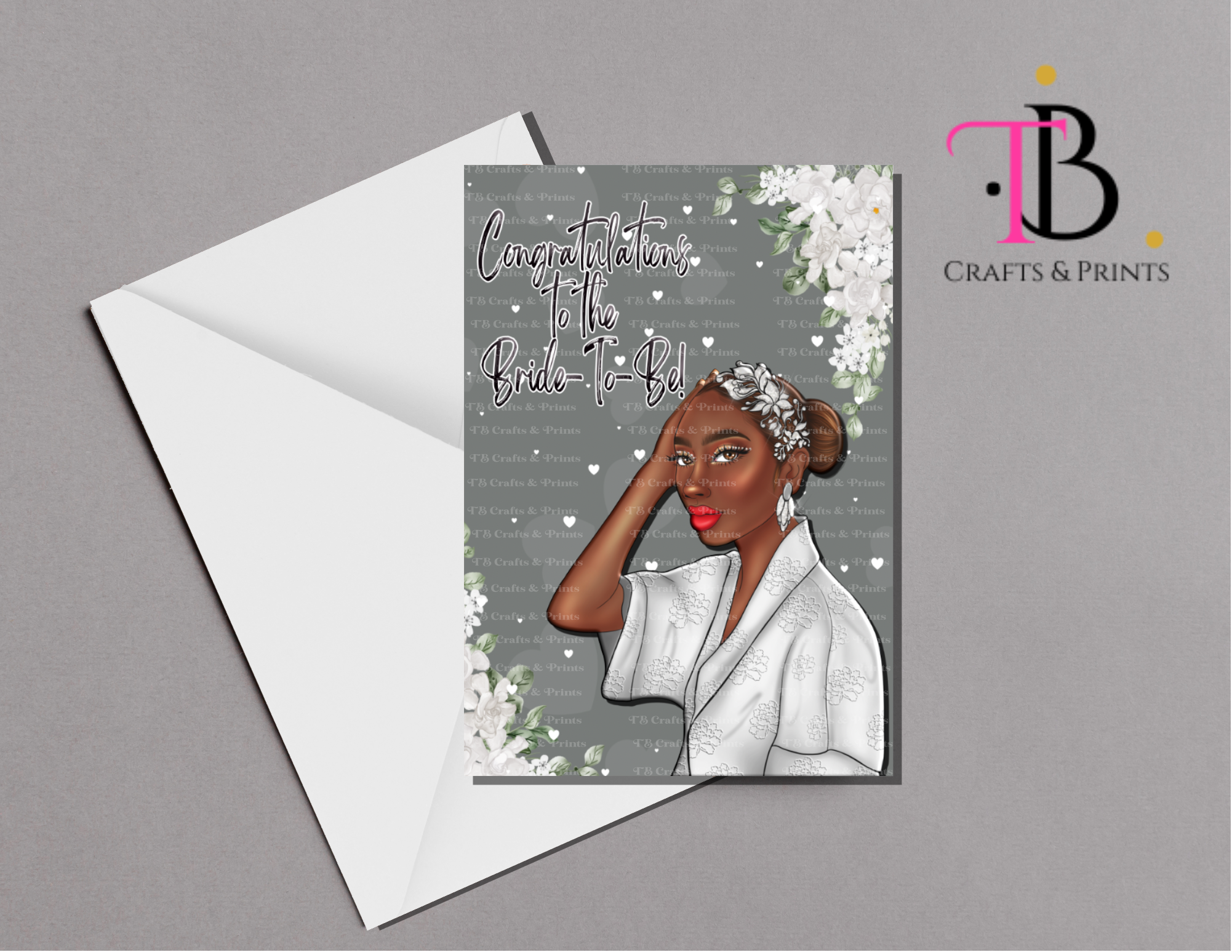Congratulations to the Bride-to-Be Greeting Card