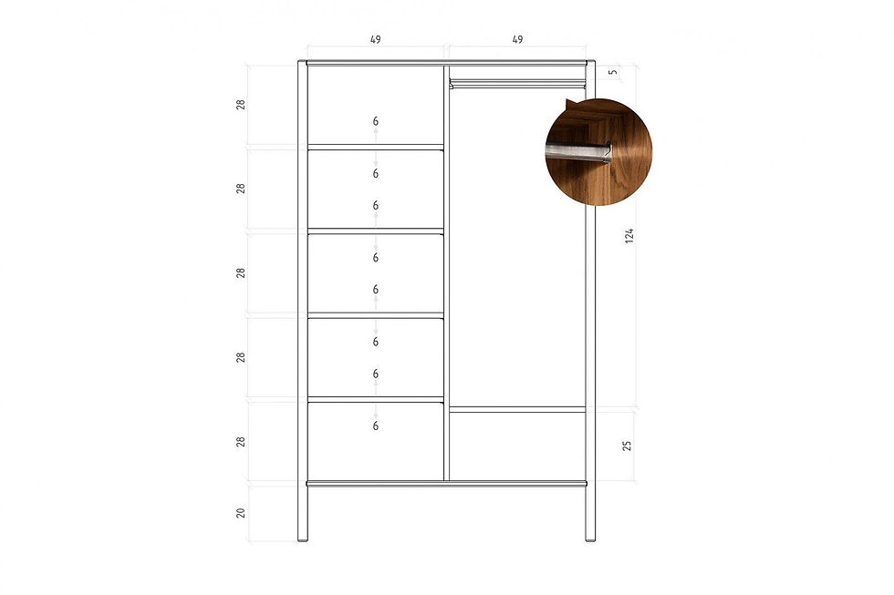 Miniatiūra: Spinta "Pola" SZF3045
