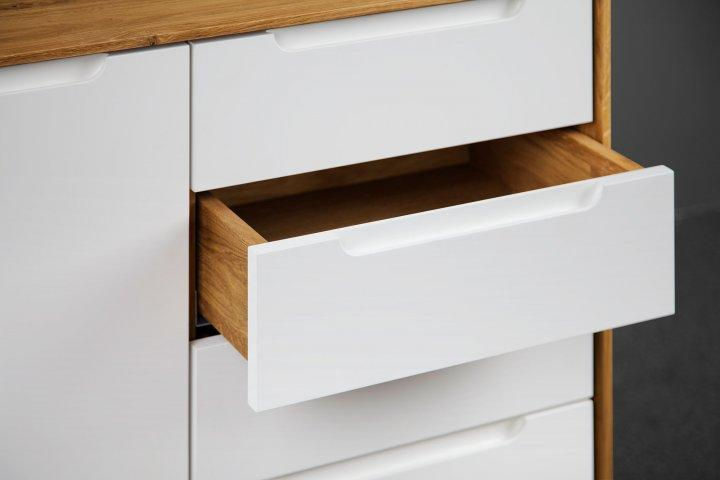 Miniatiūra: Komoda "Bianco 5" KOM9817