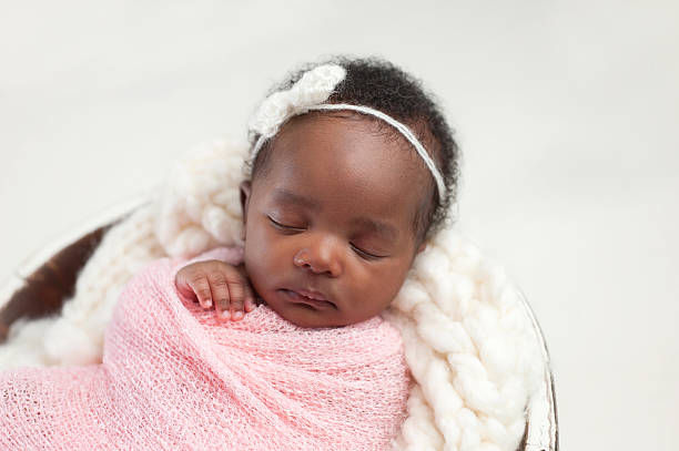 Afroamerican baby girl