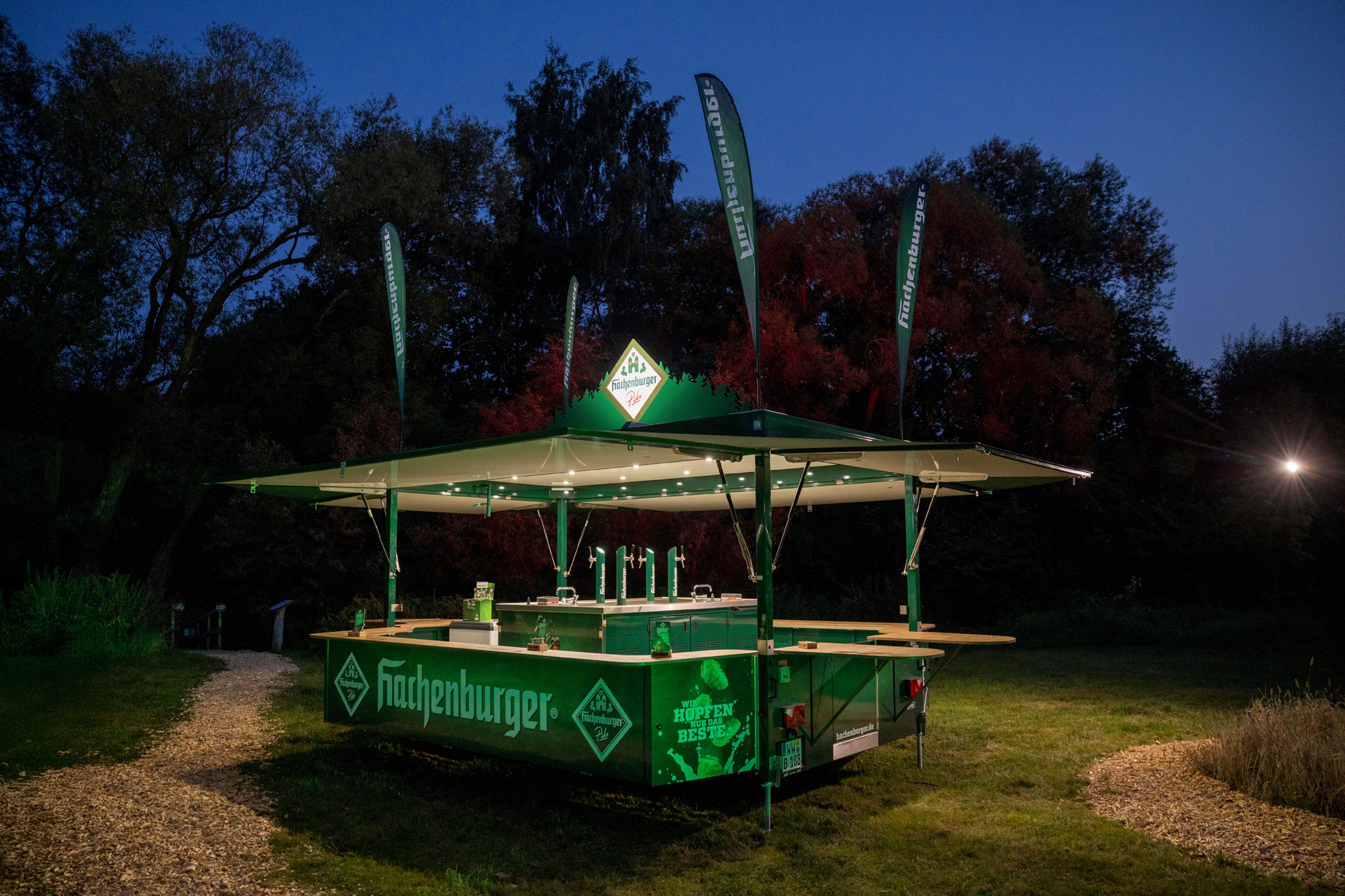 Hachenburger Ausschankwagen