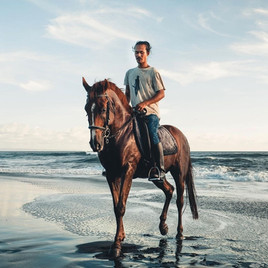 Aramis on the beach