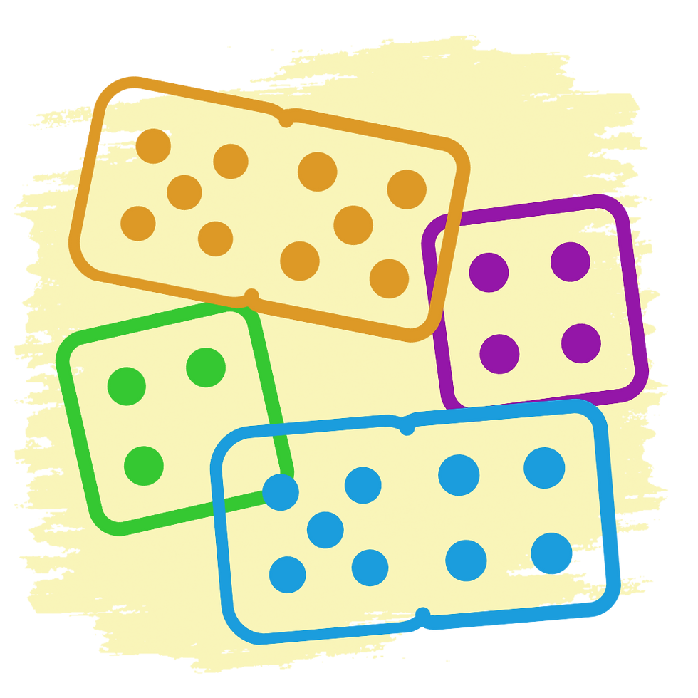 Thumbnail: Coloured dot pattern (1 to 10 PNGs)