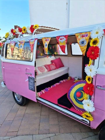 Pink VW Photobus