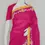 Thumbnail: Soft Cotton Pink-Yellow Handloom Saree with Handpainted Blouse Piece