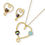 Miniatura: CONJUNTO FOLHEADO A OURO