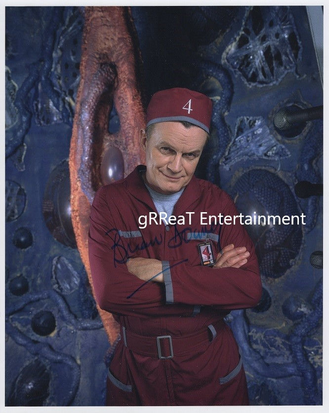 Brian Downey autographed 8 in x 10 in photo