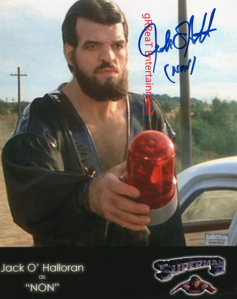 Jack O'Halloran autographed 8 in x 10 in photo