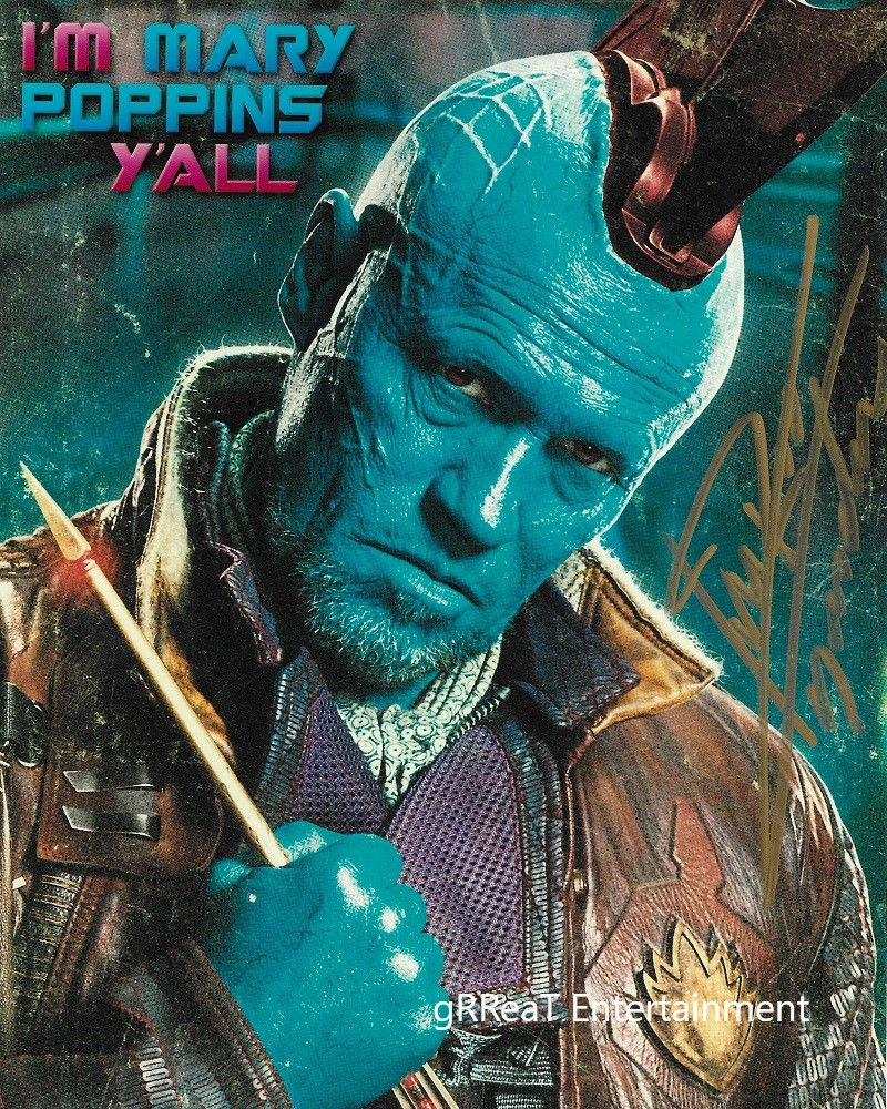 Michael Rooker autographed 8 in x 10 in. Photo