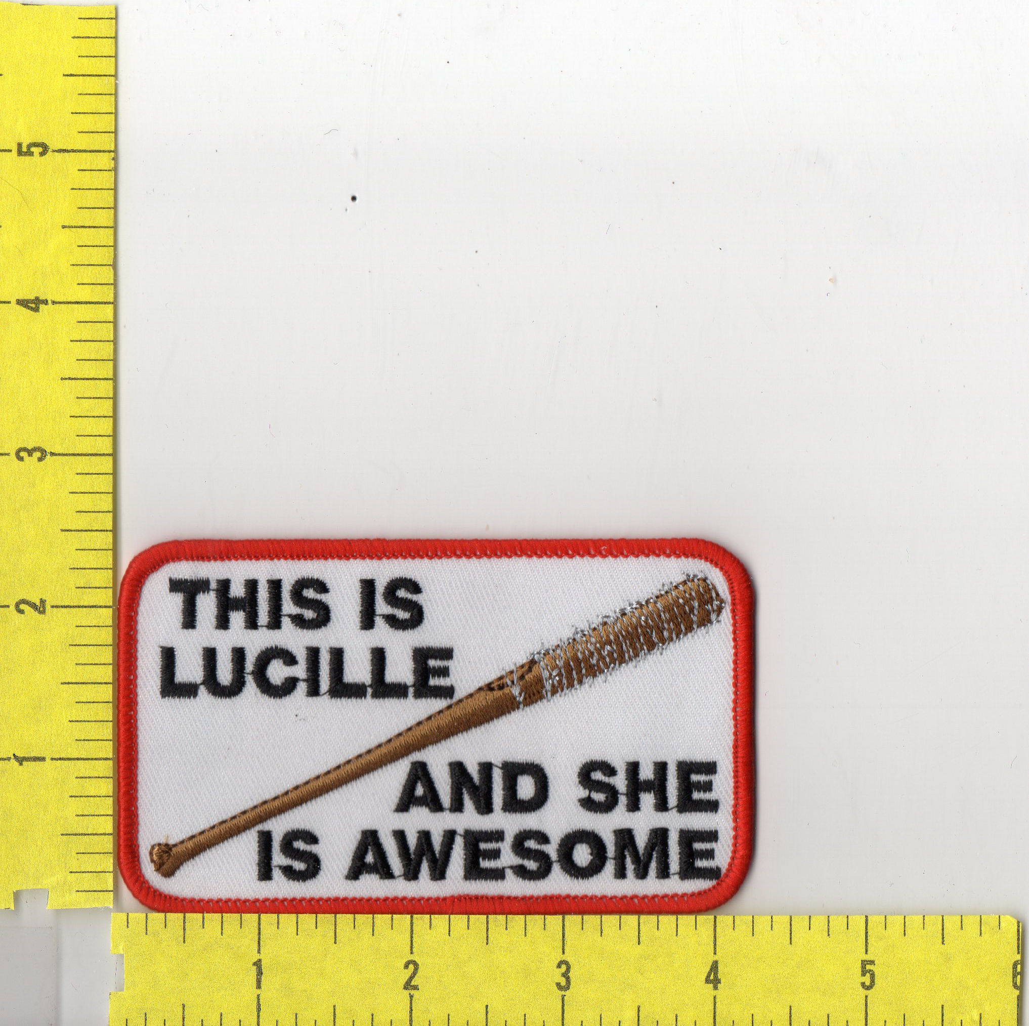 The Walking Dead: "This Is Lucille and She Is Awesome" Licensed  Patch