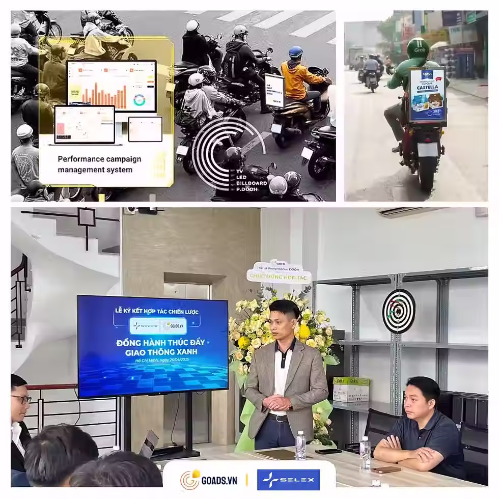 Representative of GOADS Media Technology – Mr. Hưng Nguyễn (CEO) gave a speech on the shared direction of cooperation.