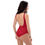 Thumbnail: Derby Dive Skater One-Piece Swimsuit Red/Red