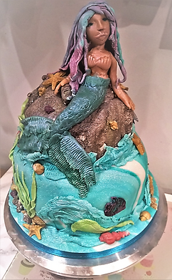 Mermaid sescape cake