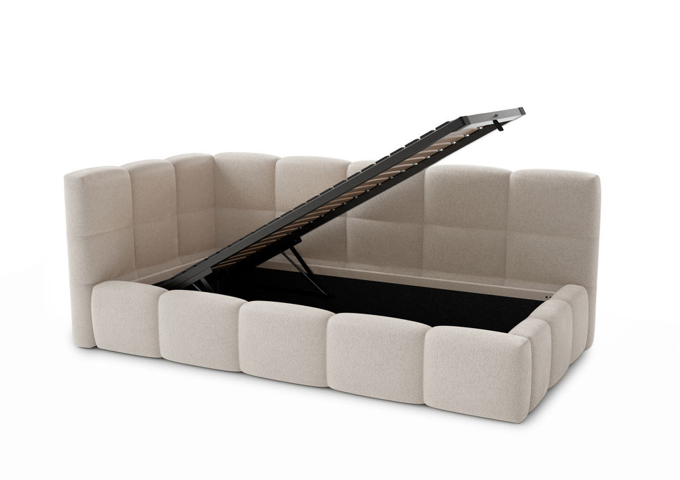 bed frame with headboard