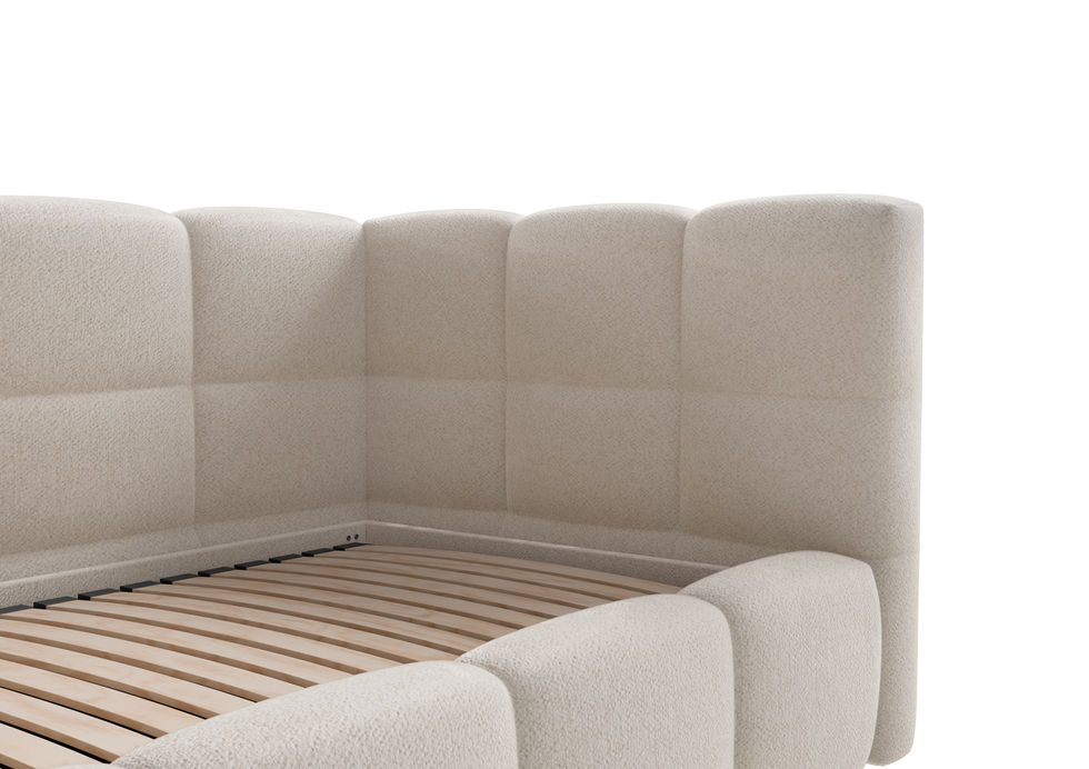 bed frame with storage