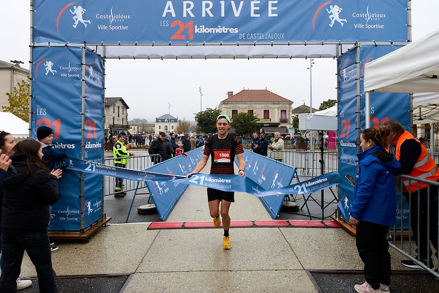 21 kilomètres de Casteljaloux - semi marathon - 10 kilomètres