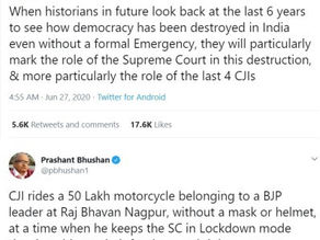 Analysis of Prashant Bhushan’s Case