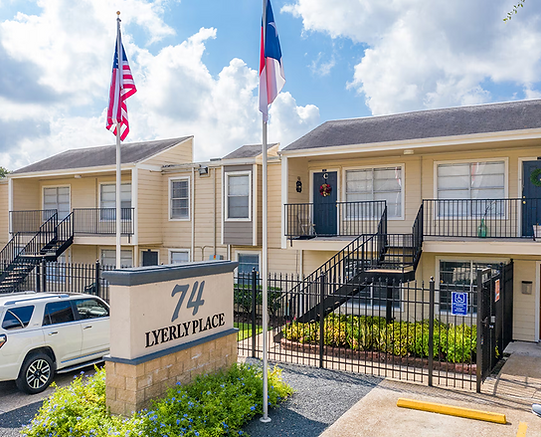74 Lyerly Place on a Bright Sunny Day