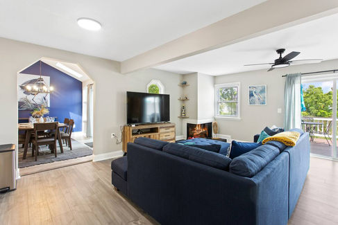 A vacation home interior
