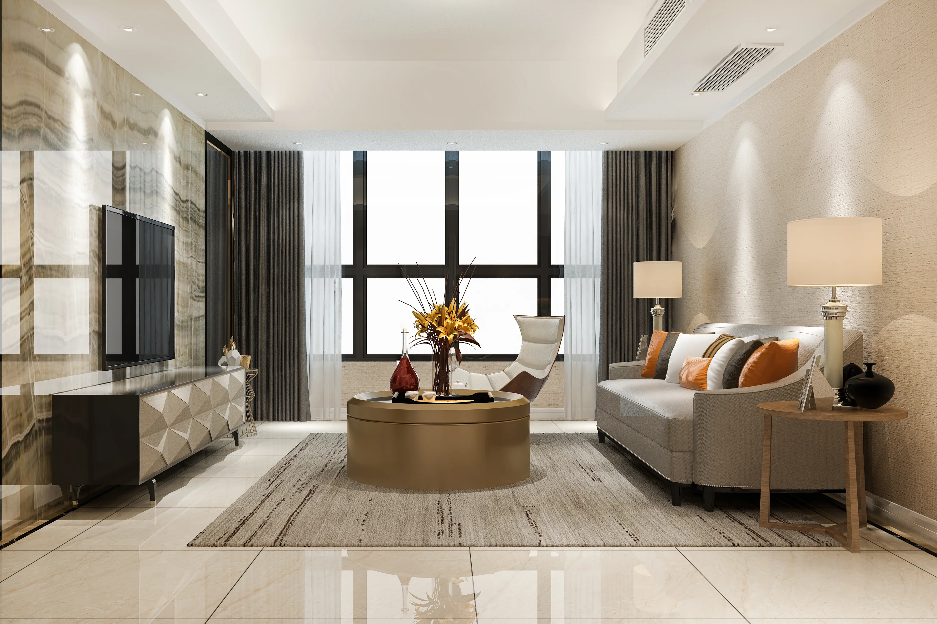A nice home interior