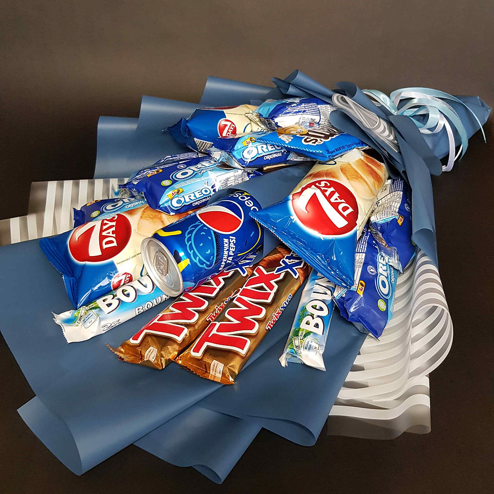 Миниатюра: съедобный букет подростку