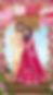 flower theme wedding digital invitation video with couple caricatures