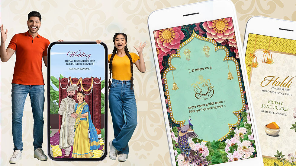 Trending digital invitations