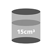 Maximum injection volume for plastic part