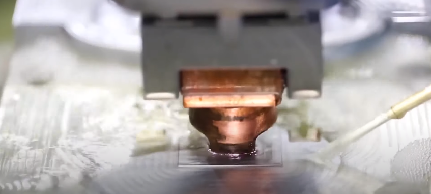 Spark erossion surface finish