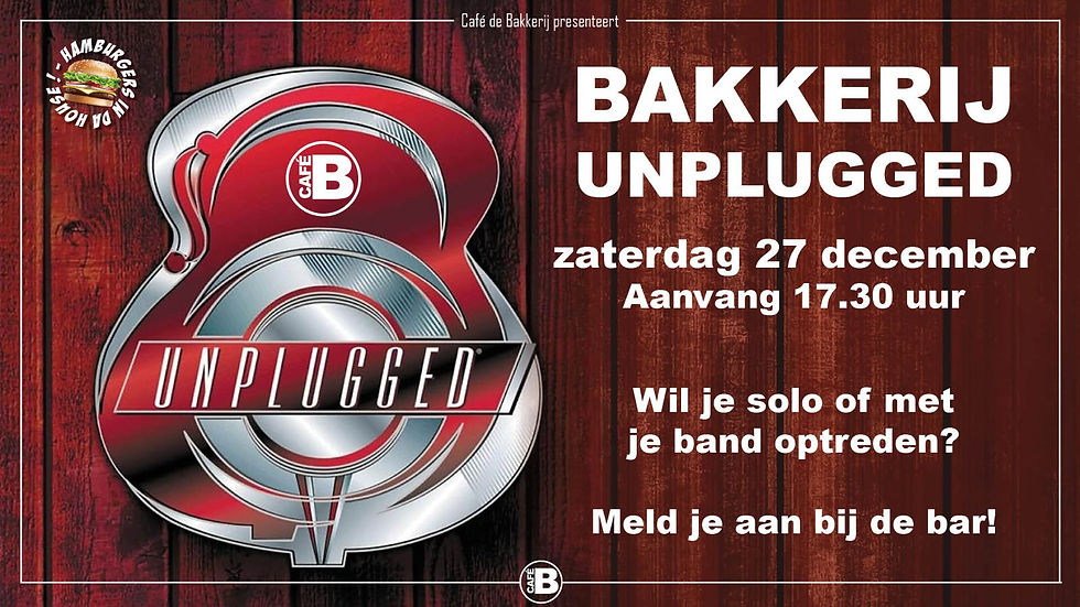 Bakkerij UNPLUGGED