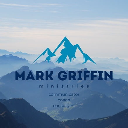Mark Griffin Ministries Logo. A mountain themed logo.