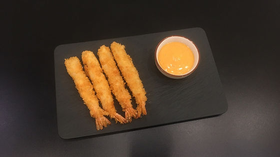 #⁷ Tempura rejer 4 stk.