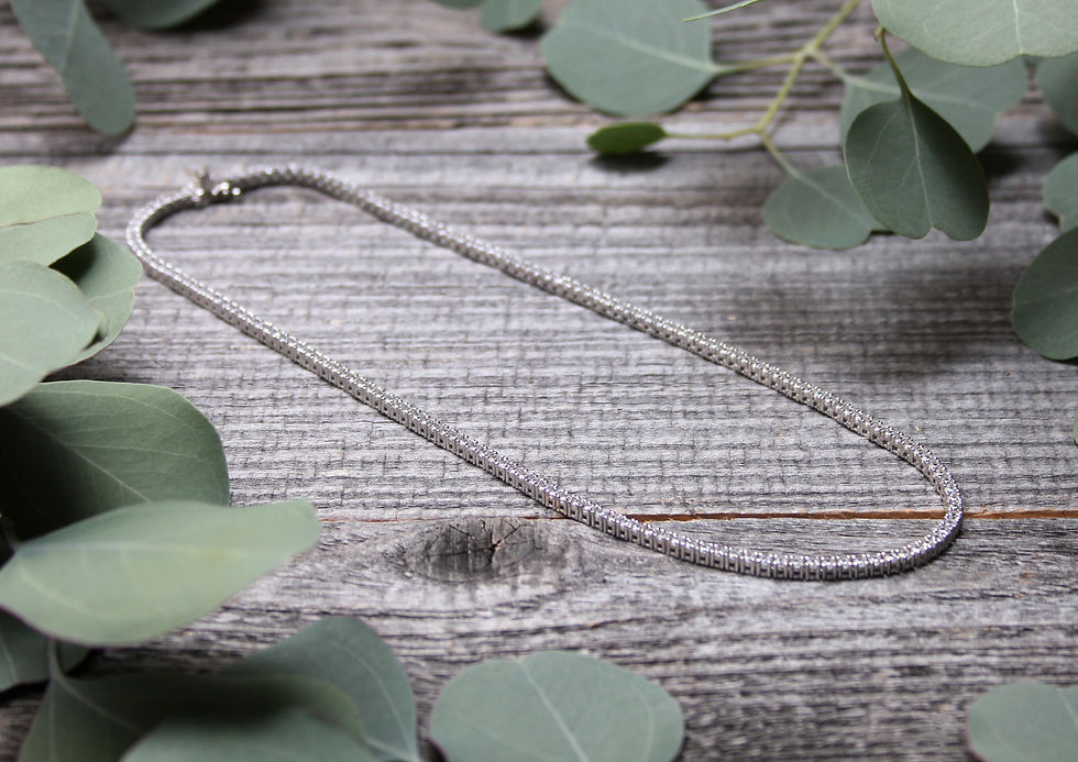 Zirkonia Halskette Tennis