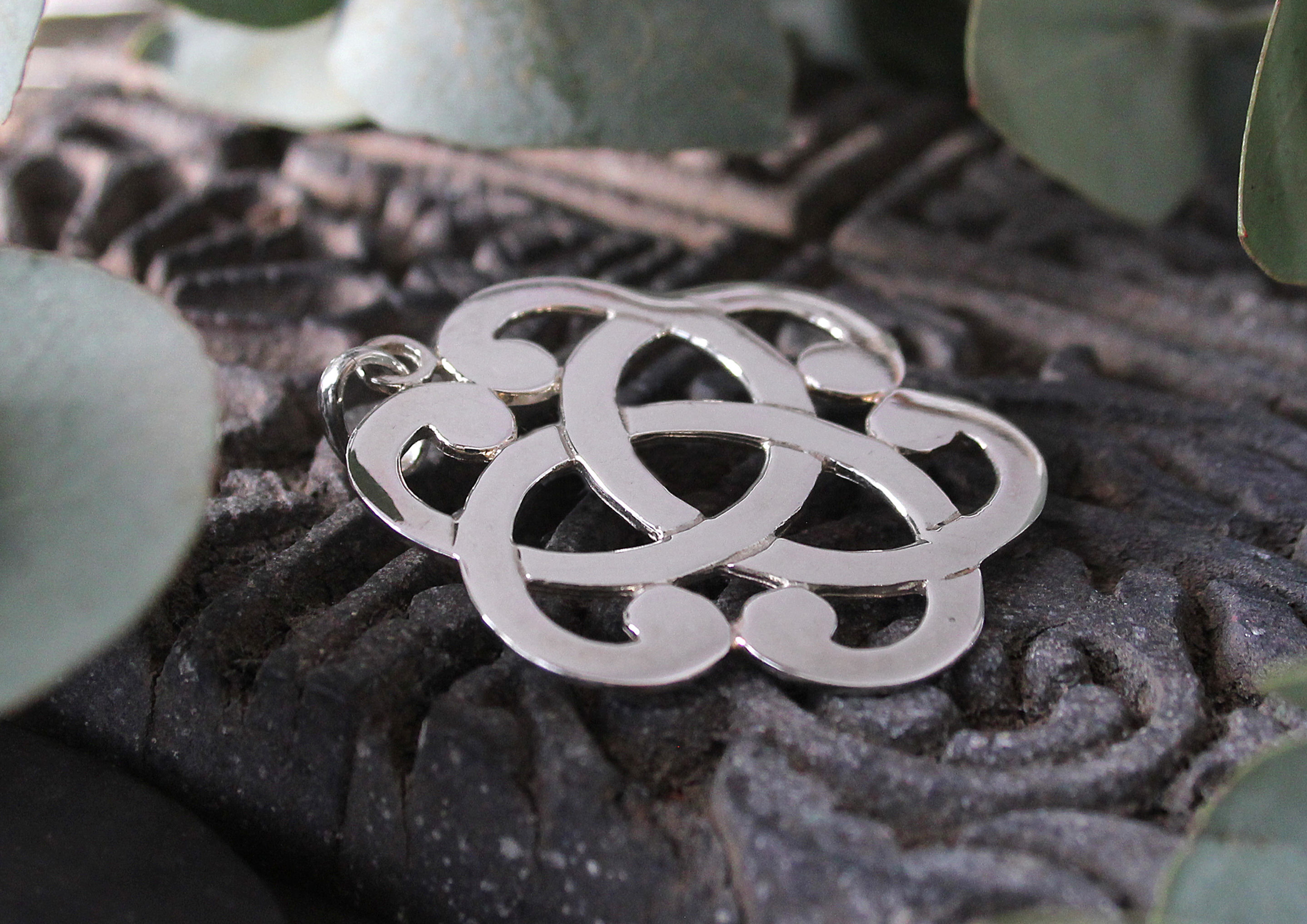 Silber Anhänger Keltischer Knoten