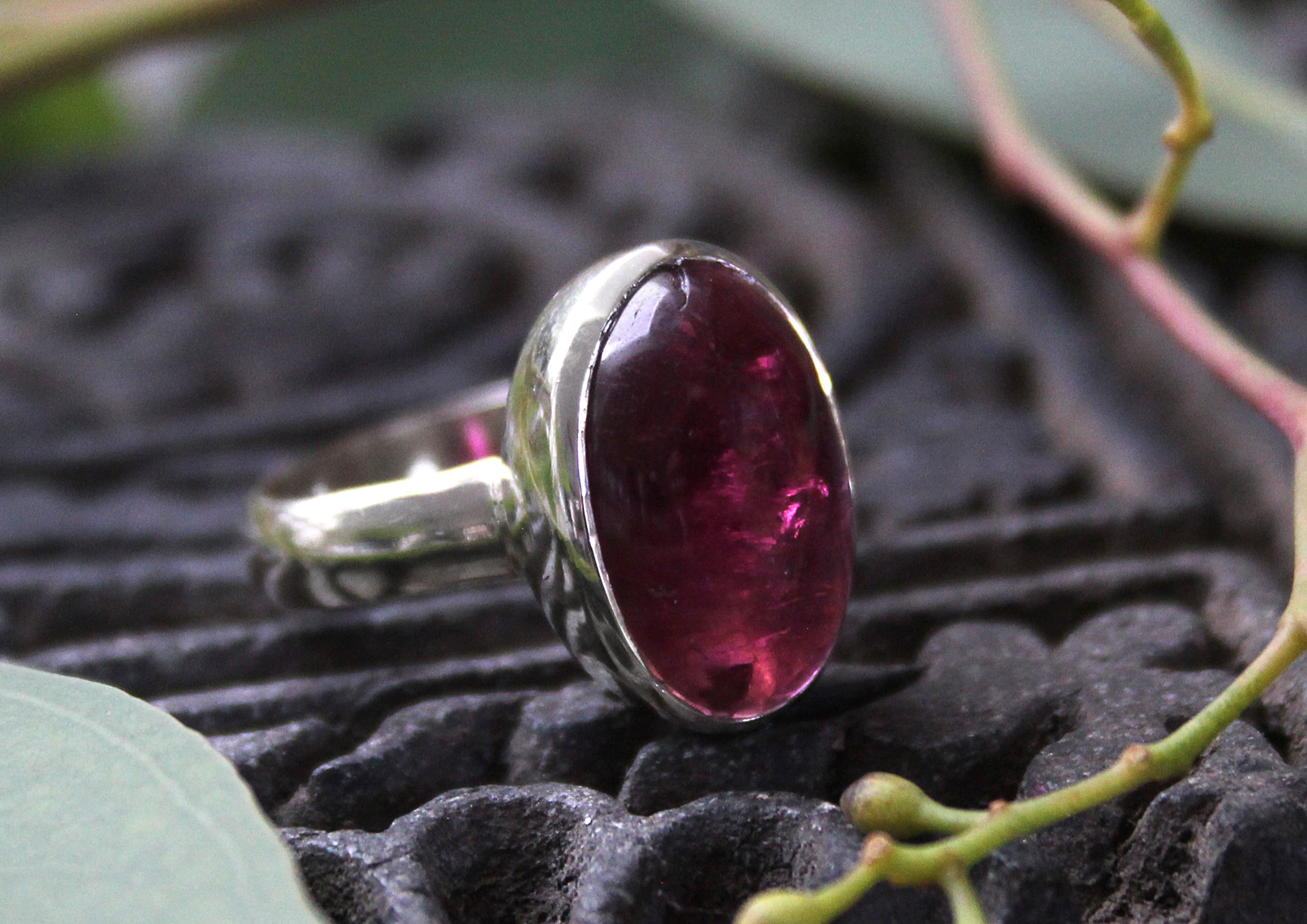 Turmalin Ring oval