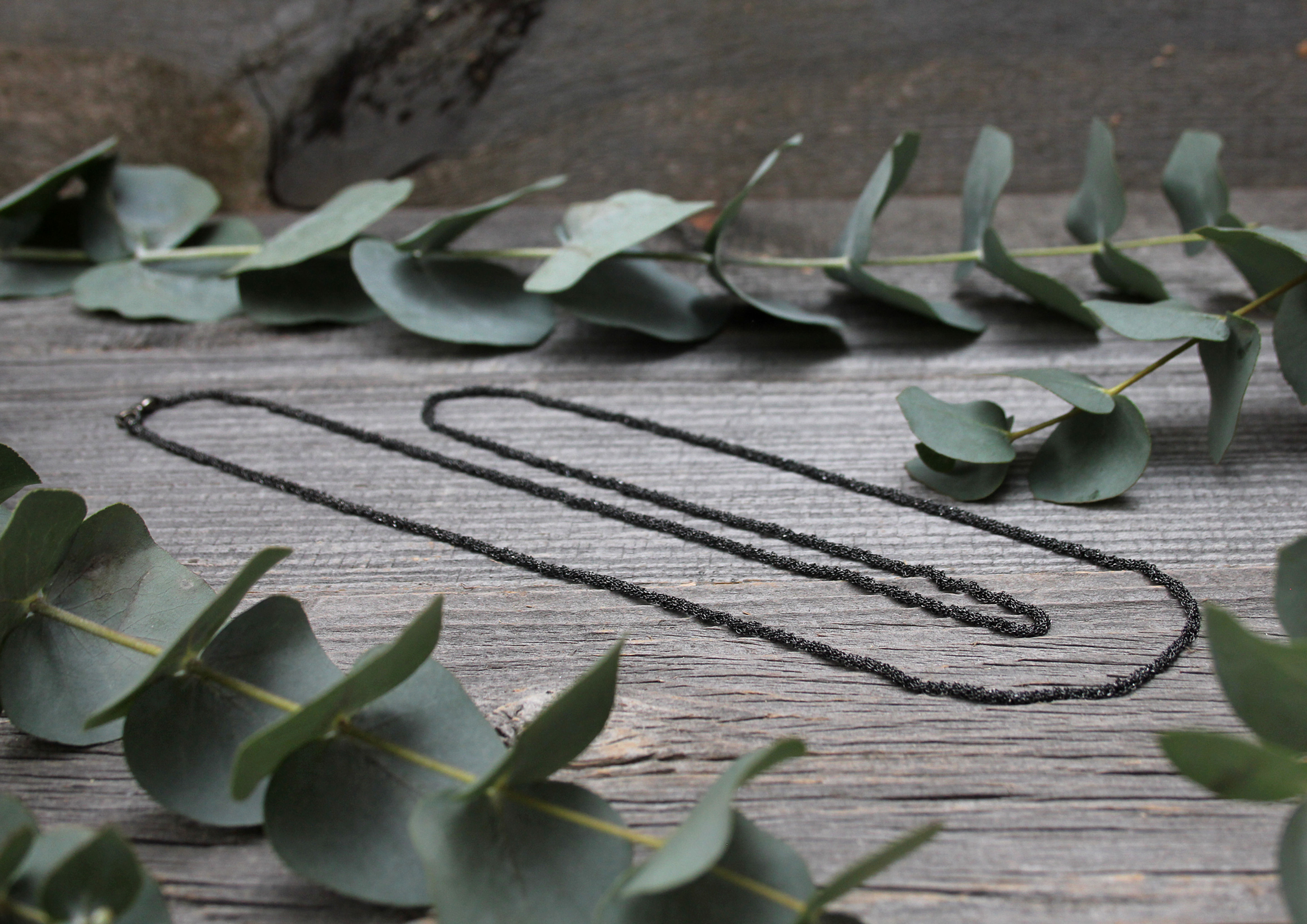 Collier Ankerkette 3-fach geflochten