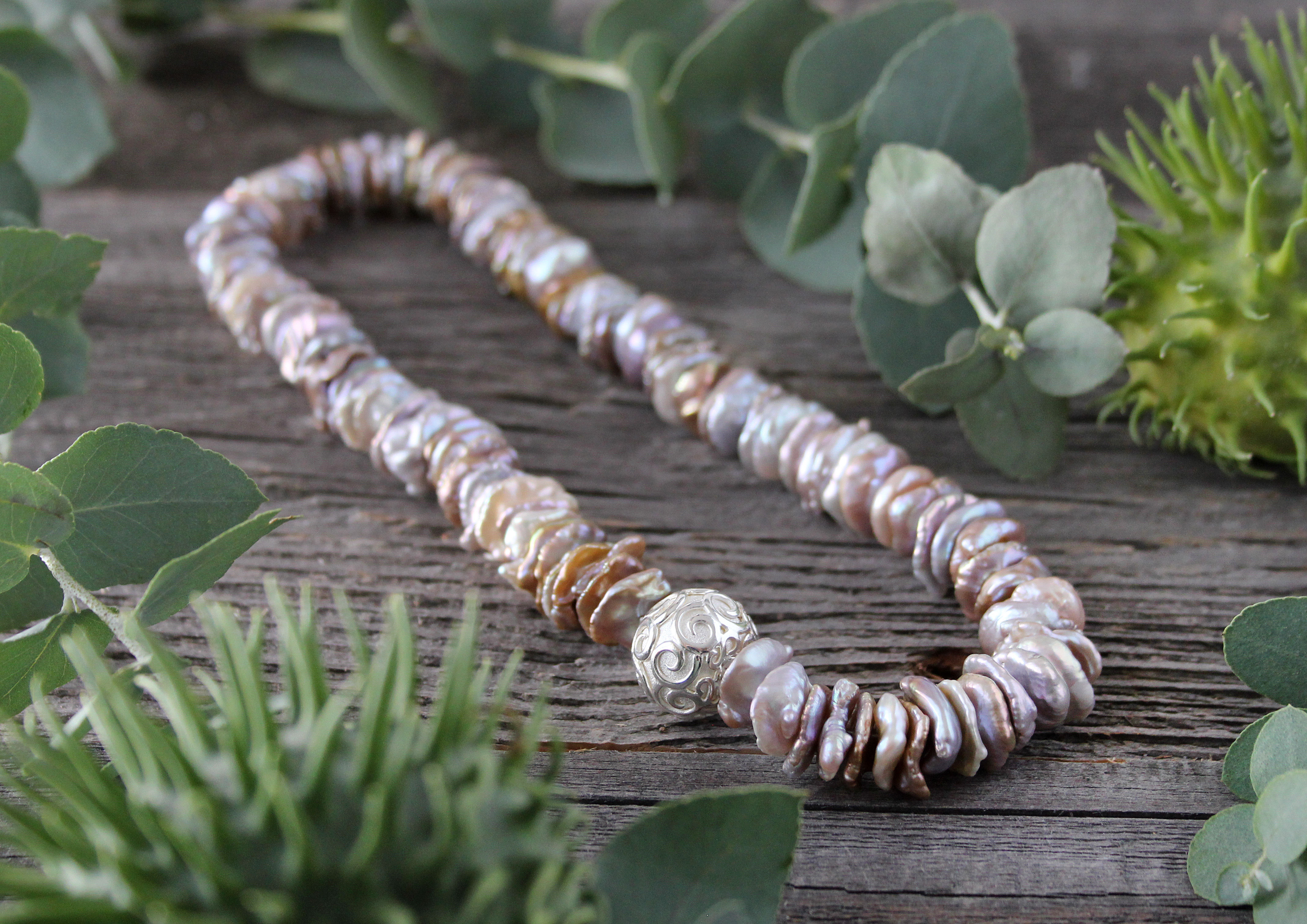 Halskette Süsswasser Perlen