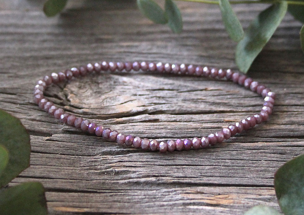 Thumbnail: Kunstperlen Armbänder Buttons 3 mm