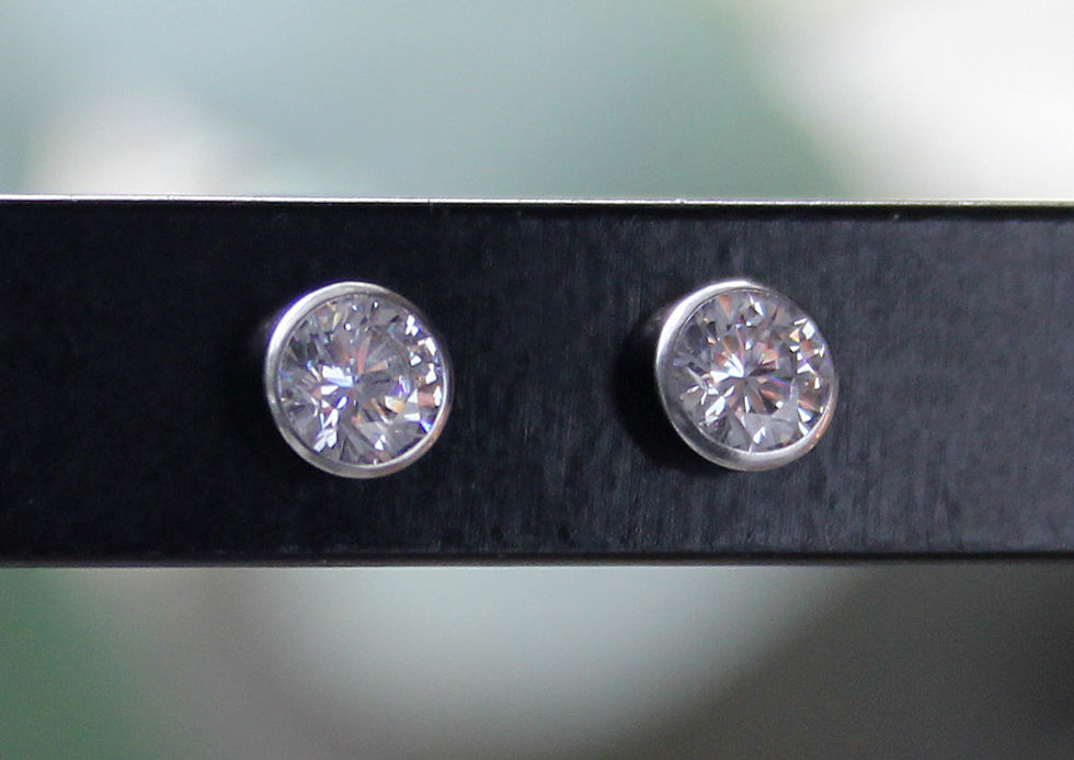 Miniatura: Zirkonia Ohrstecker 5 mm
