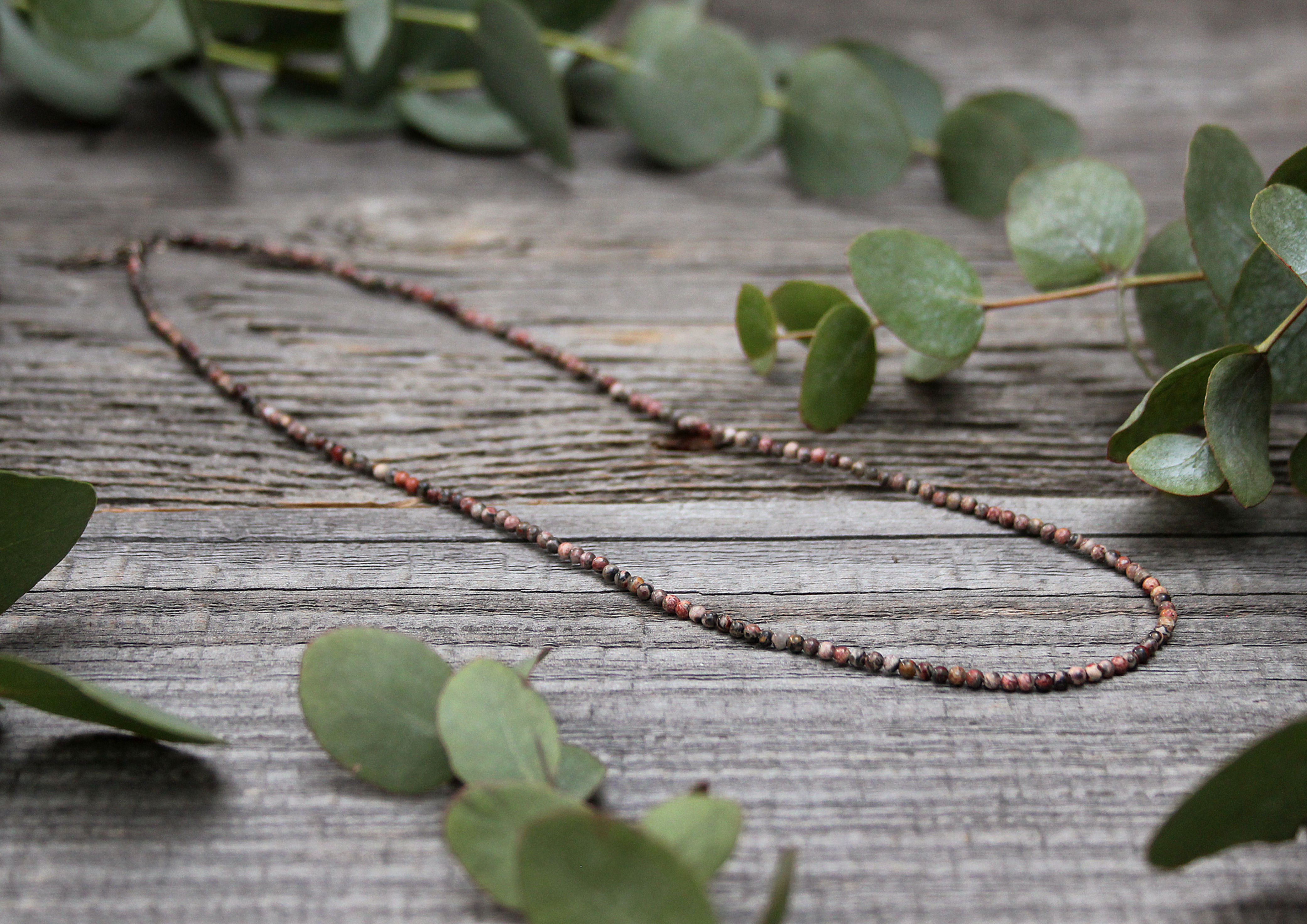 Leopard Jaspis Halskette