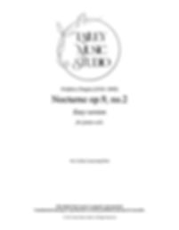 (Bundle) Frederic Chopin - Nocturne op.9, no.2 (Easy version for piano solo)