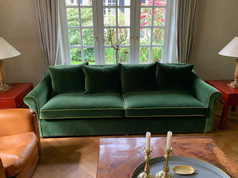 Sofa, Velours