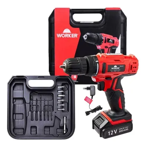 Parafusadeira a bateria 12V - WORKER