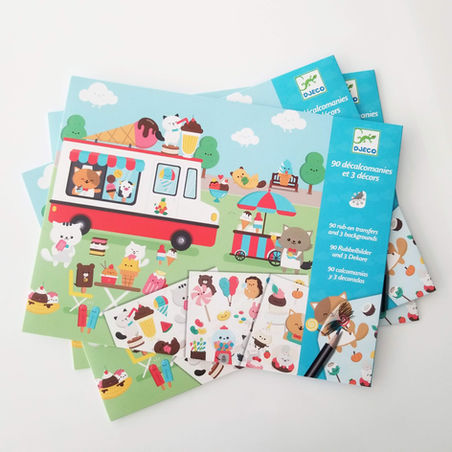 Djeco iron-on transfers for client.