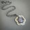 Thumbnail: Lepidolite Mica & Sterling Silver Flower Necklace 