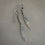 Thumbnail: Sterling Silver Dagger Earrings 